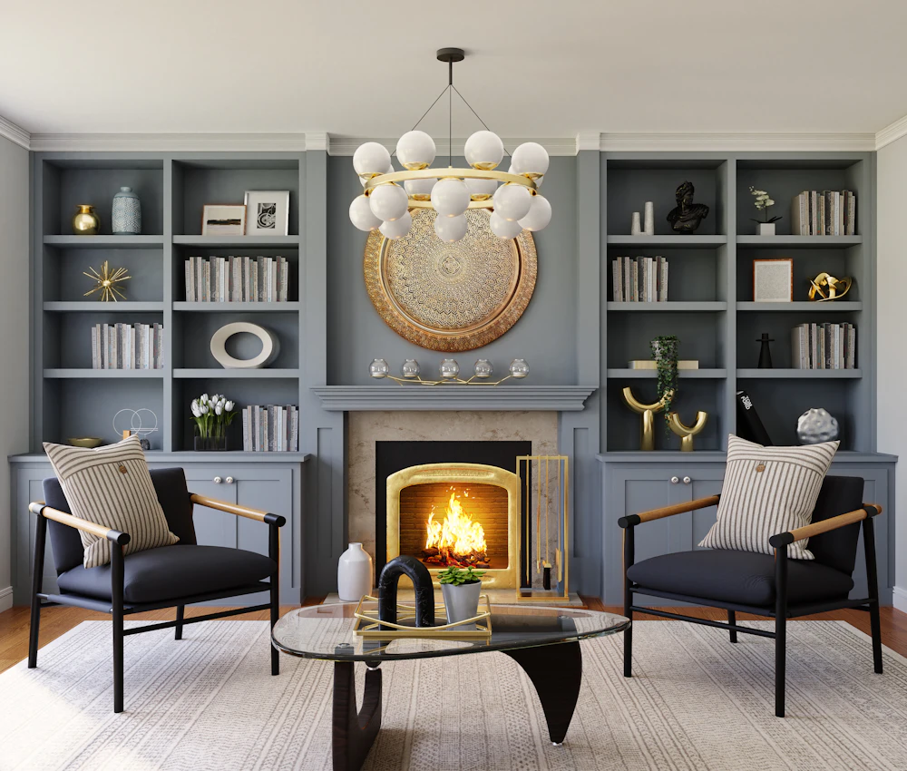 Detalle de interiorismo en vivienda reformada